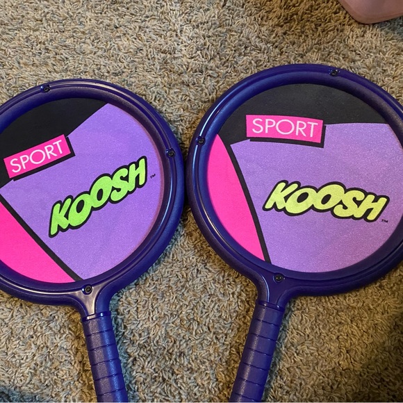 Vintage 1991 Original Koosh Paddle ball Rackets OddzOn - Picture 2 of 6